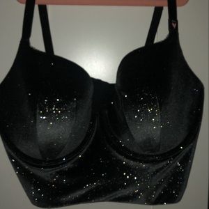 Victoria’s Secret Black Sparkly Bustier